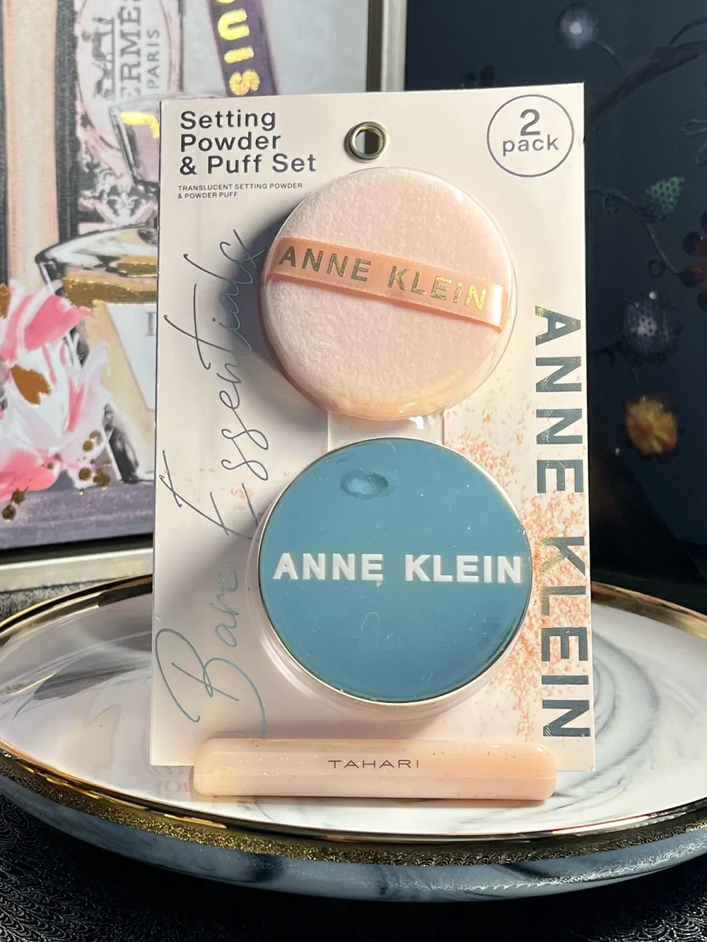 Anne Klein Translucent Powder & Puff Set (2 Pack)